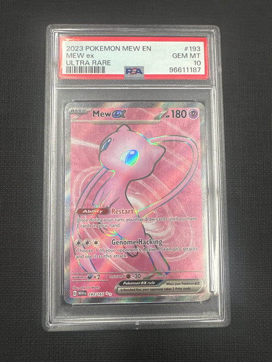 2023 Pokemon Mew EN - Mew EX Ultra Rare PSA GEM MINT 10 #193