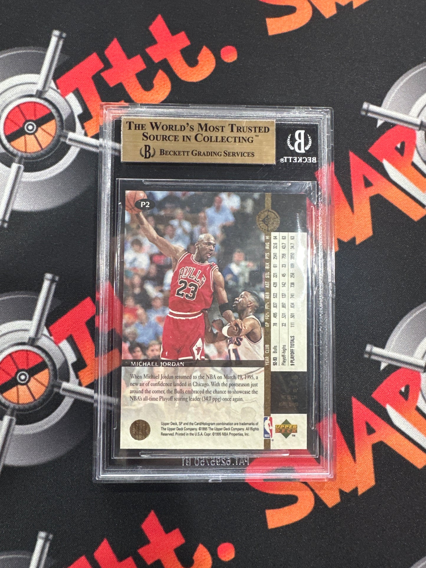 Michael Jordan 1994/95 SP Championship Playoff Heroes #P2 BGS 9.5 GEM MINT