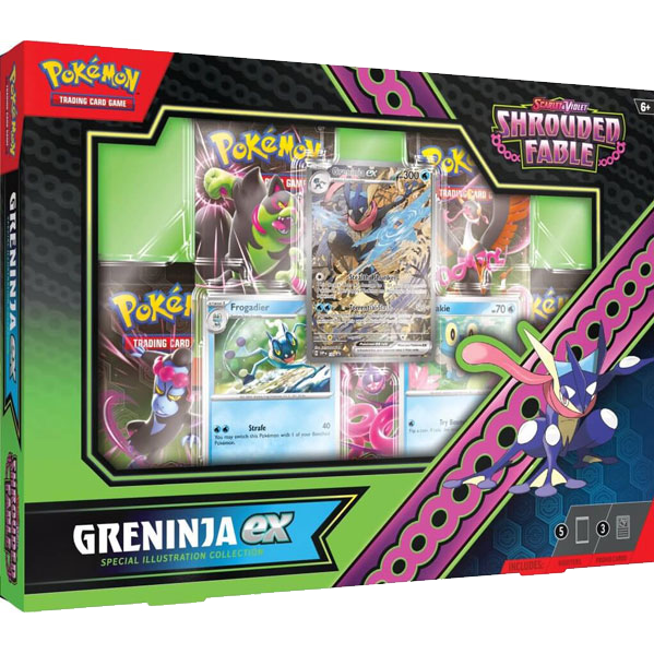 POKEMON TCG Scarlet & Violet 6.5 SHROUDED FABLE Kingdra OR Greninja EX Special Collection