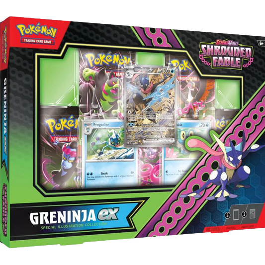 POKEMON TCG Scarlet & Violet 6.5 SHROUDED FABLE Kingdra OR Greninja EX Special Collection