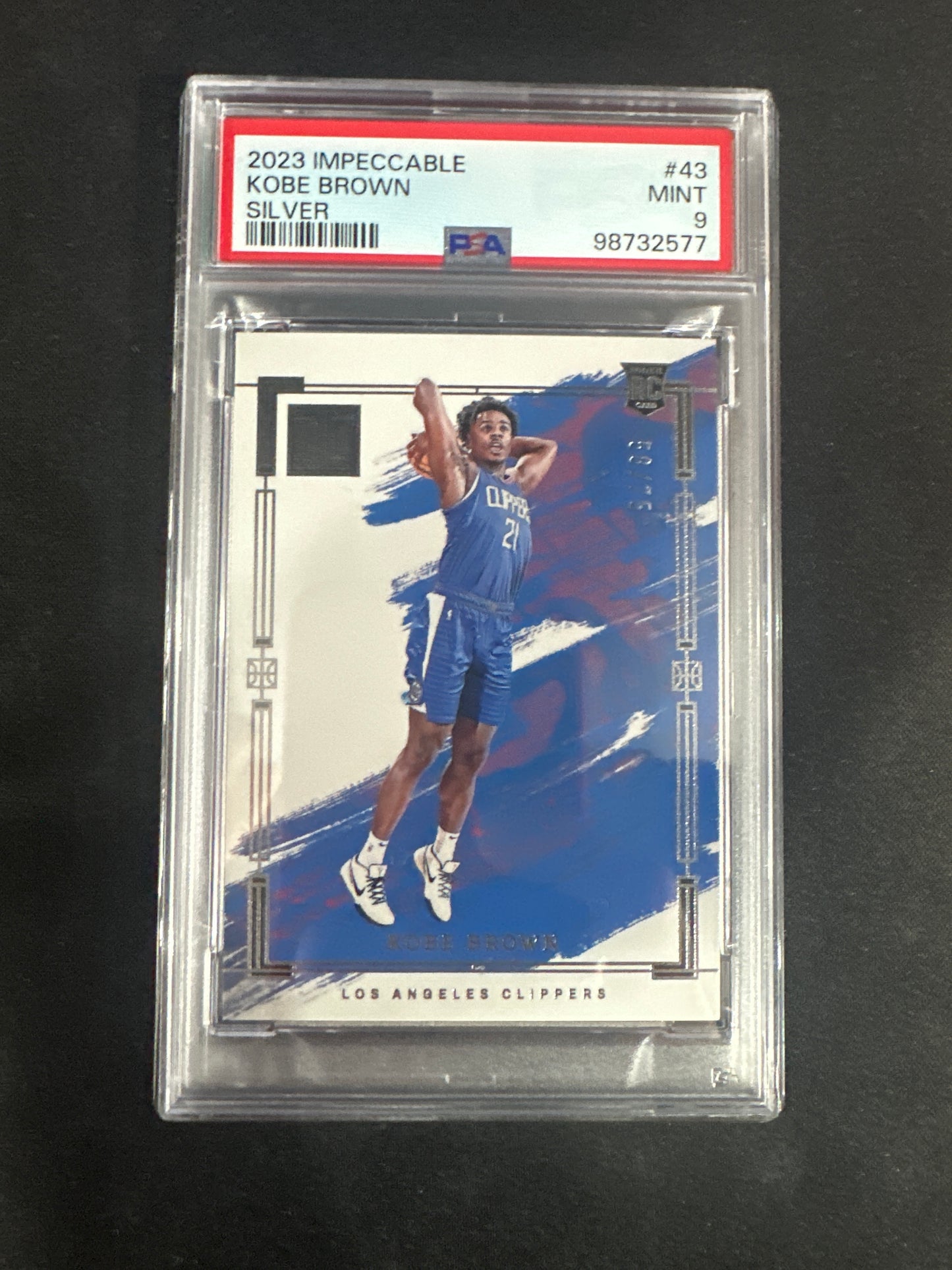 2023 Impeccable Kobe Brown - Silver PSA 9 #43