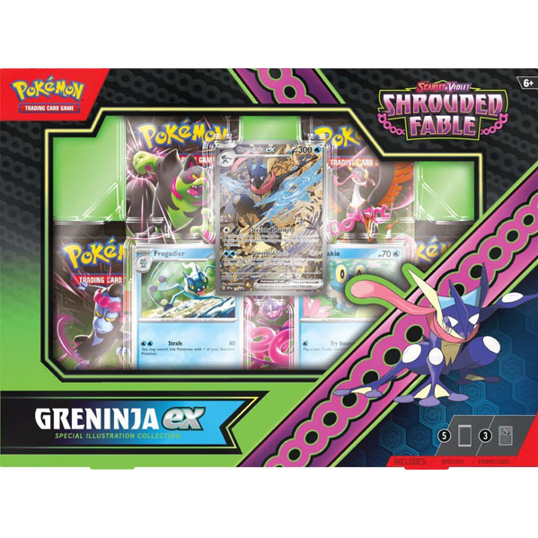 POKEMON TCG Scarlet & Violet 6.5 SHROUDED FABLE Kingdra OR Greninja EX Special Collection