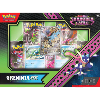 POKEMON TCG Scarlet & Violet 6.5 SHROUDED FABLE Kingdra OR Greninja EX Special Collection