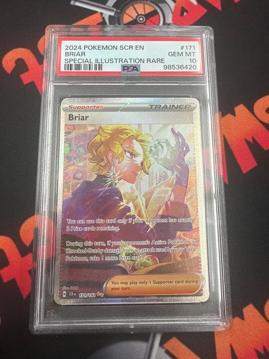 2024 Pokémon Briar - Stellar Crown EN PSA 10 #171