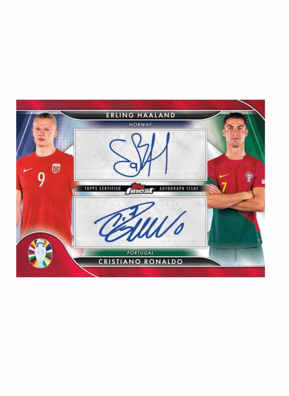 2023 Topps Finest Road to UEFA Euro 2024 Soccer HOBBY Box