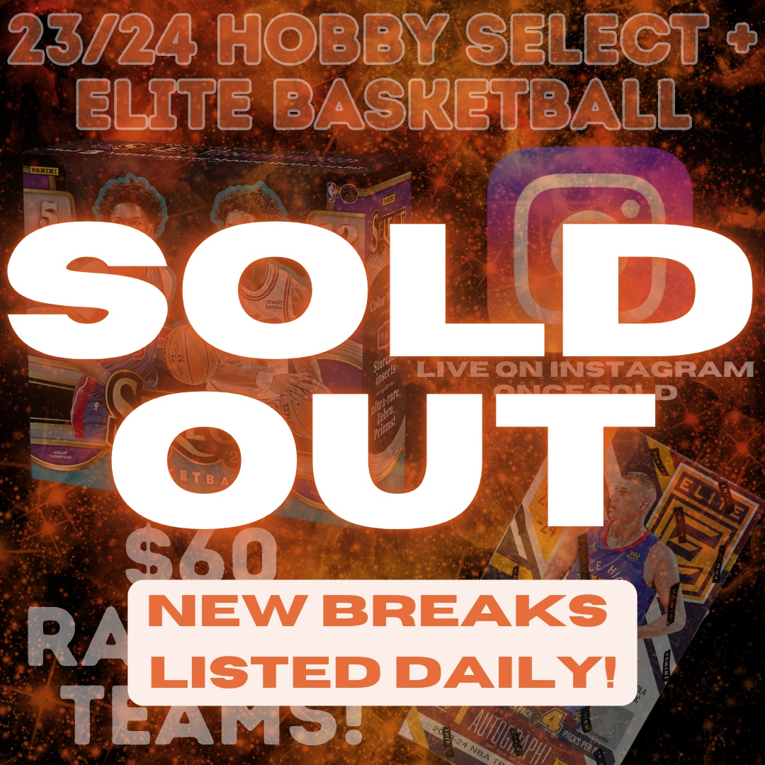 Break #2 - 23/24 HOBBY SELECT + ELITE BASKETBALL - $60 Random Teams!