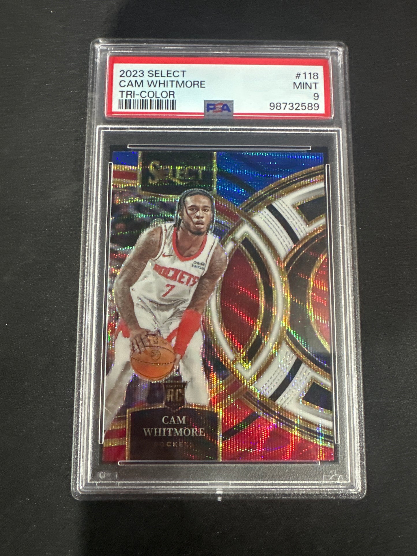 2023 Select Cam Whitmore - Tri-Color PSA 9 #118