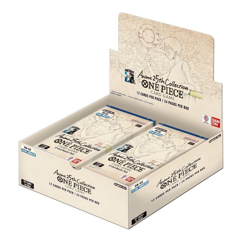One Piece Card Game Anime 25th Collection EB-02 Extra Booster Box