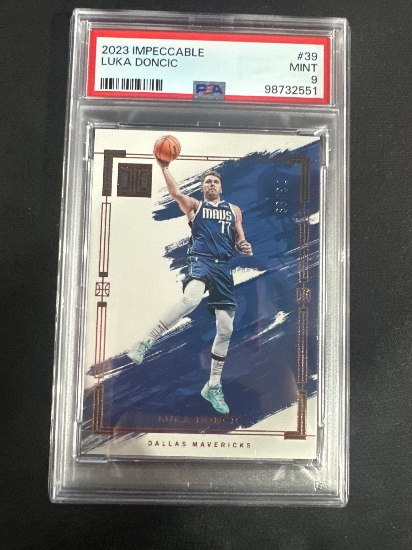 2023 Impeccable Luka Doncic PSA 9 #39