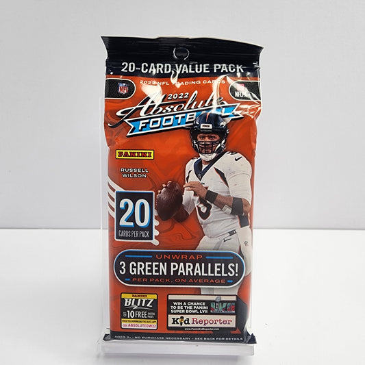 PANINI 2022 Panini NFL Absolute Football - 20 card pack