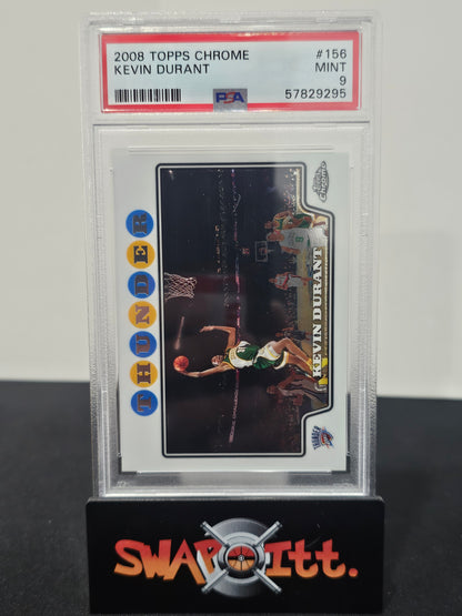 2008 Topps Chrome KEVIN DURANT psa 9