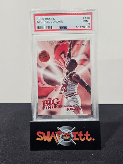 1996 Nba Hoops MICHAEL JORDAN Psa 9