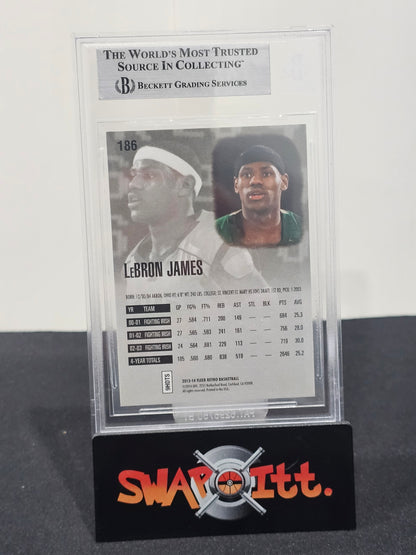 2013-14 fleer ultra LEBRON JAMES bgs 9