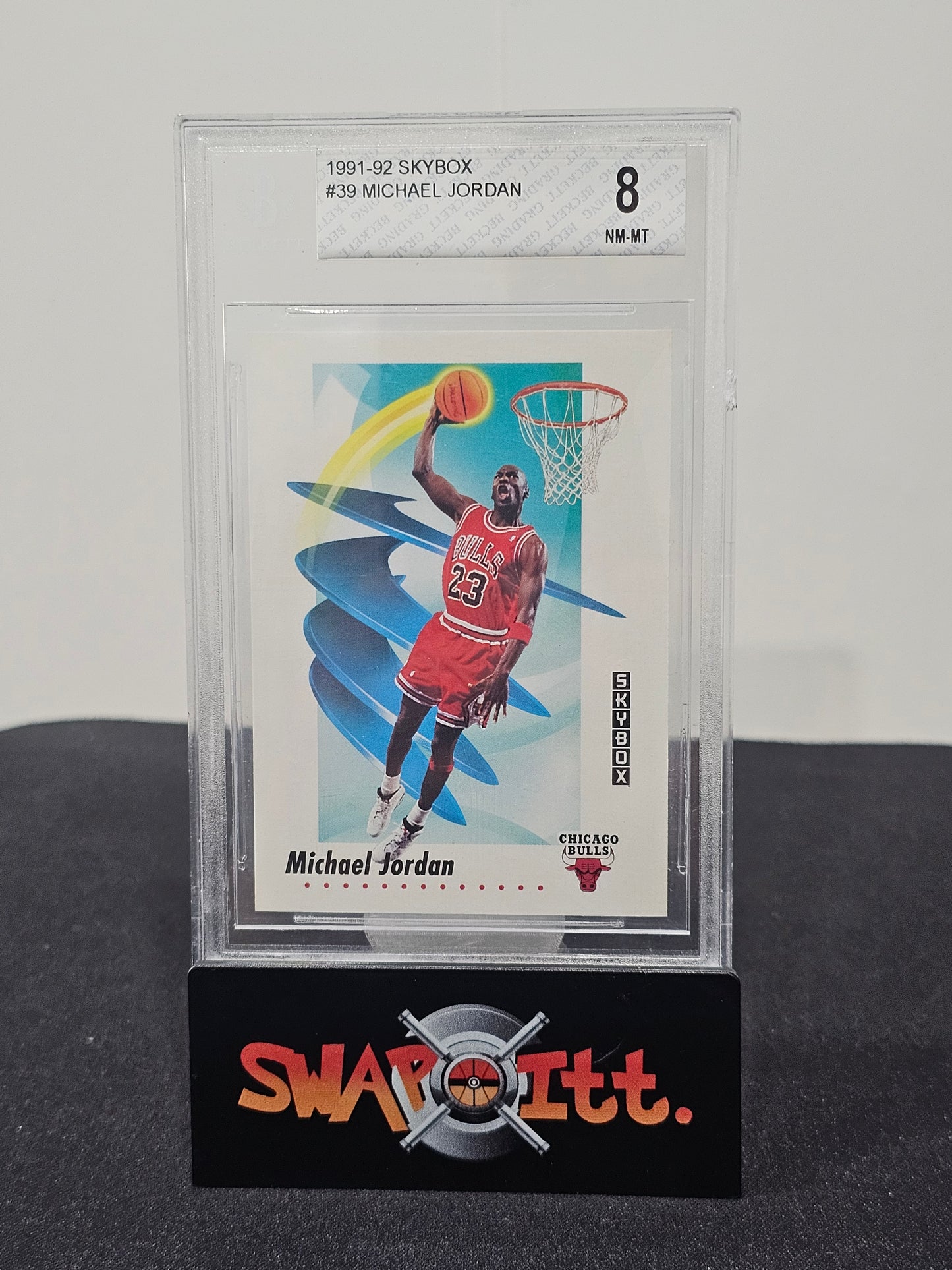 1991-92 skybox MICHAEL JORDAN bgs 8