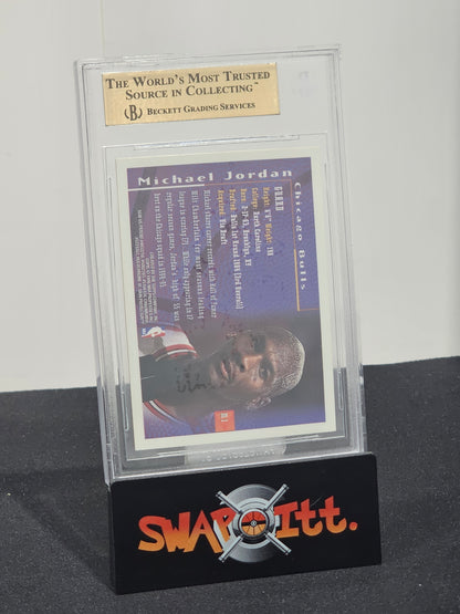 1995-96 topps finest MICHAEL JORDAN bgs 9.5