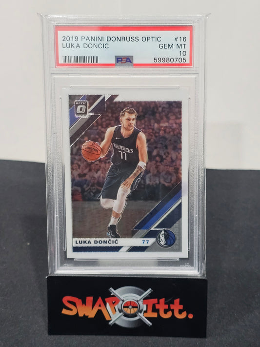 2019 panini donruss optic LUKA DONCIC psa 10