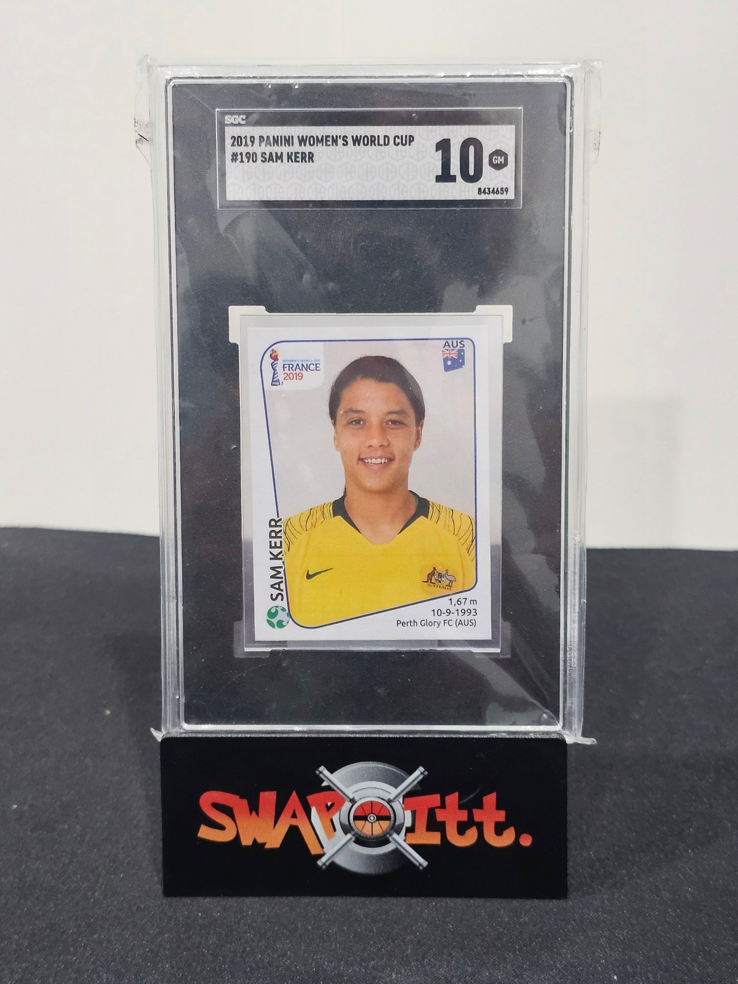 2019 panini womens world cup SAM KERR sgc 10