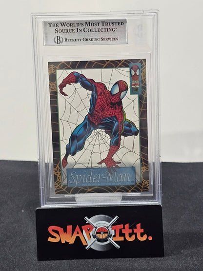 1994 fleer amazing spiderman suspended animation#1 SPIDERMAN bgs 7