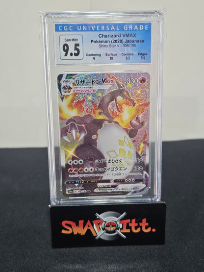 2020 charizard vmax pokemon SHINY STAR V 308/190 cgc 9.5