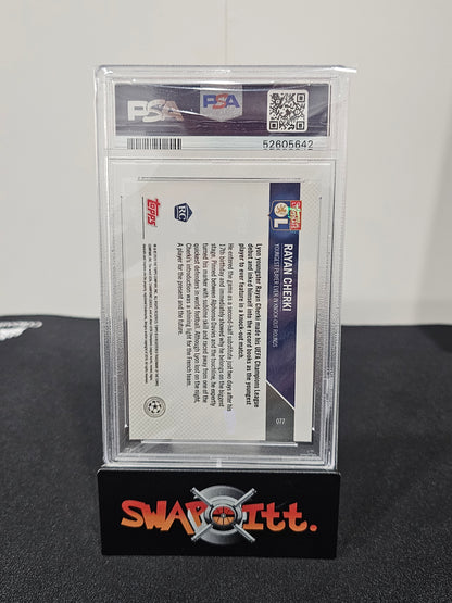 2019 topps now rayan cherki uefa champions league psa 9