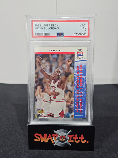 1993 upper deck MICHAEL JORDAN psa 5