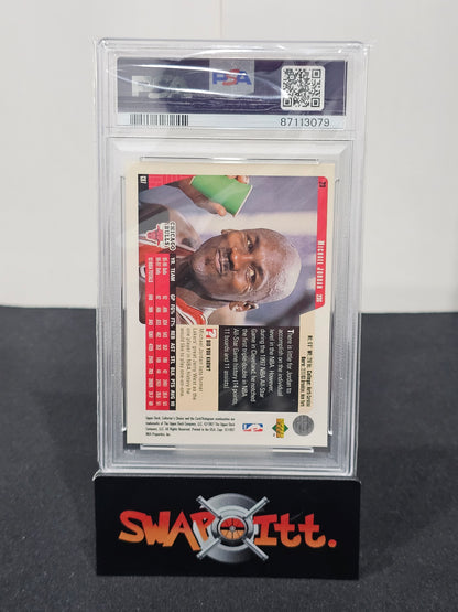 1997 upper deck collectors choice MICHAEL JORDAN psa 6