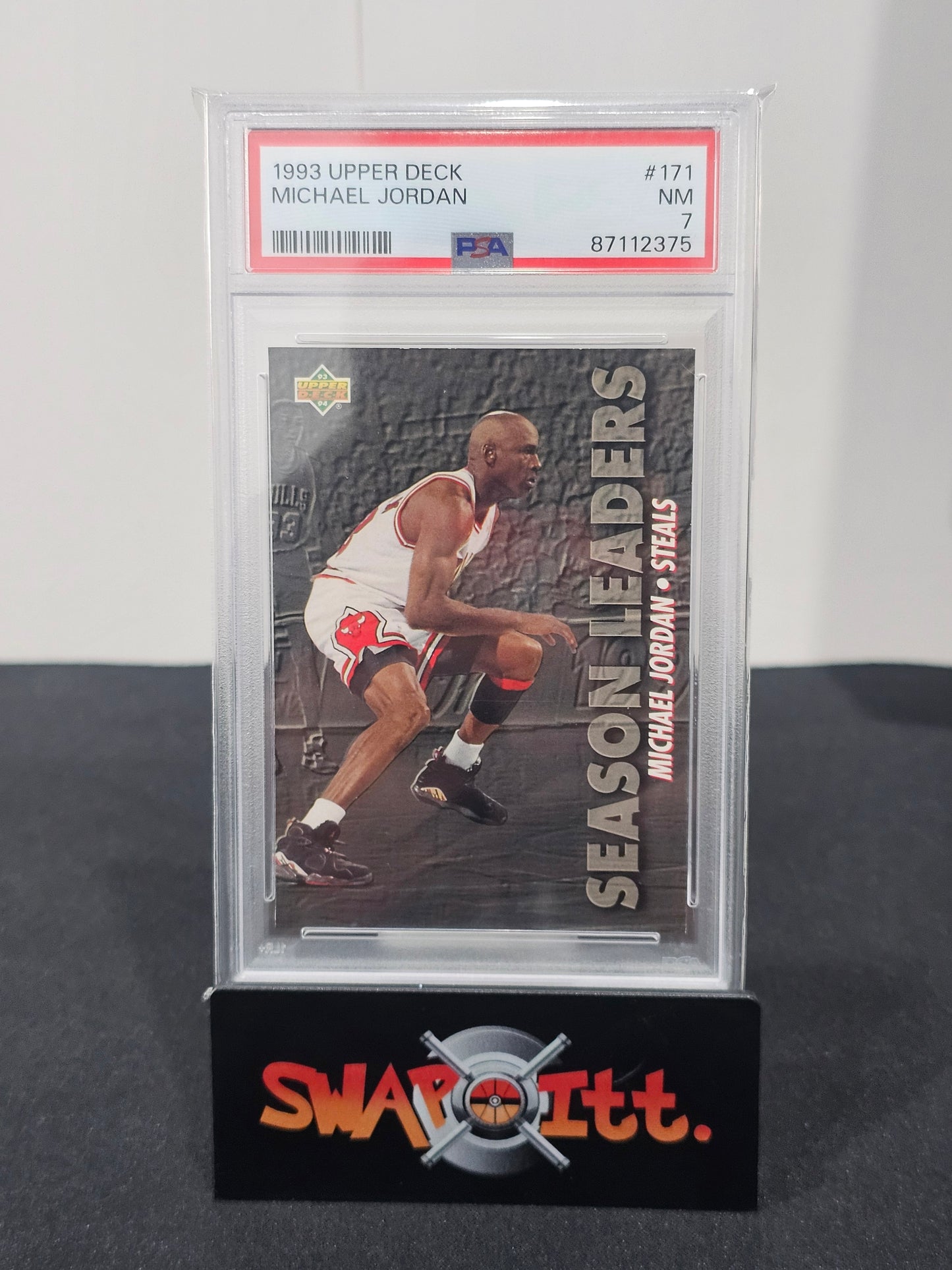 1993 upper deck MICHAEL JORDAN psa 7