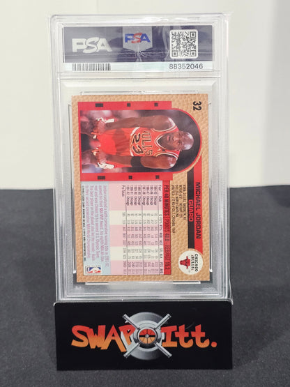 1992 fleer MICHAEL JORDAN psa 6