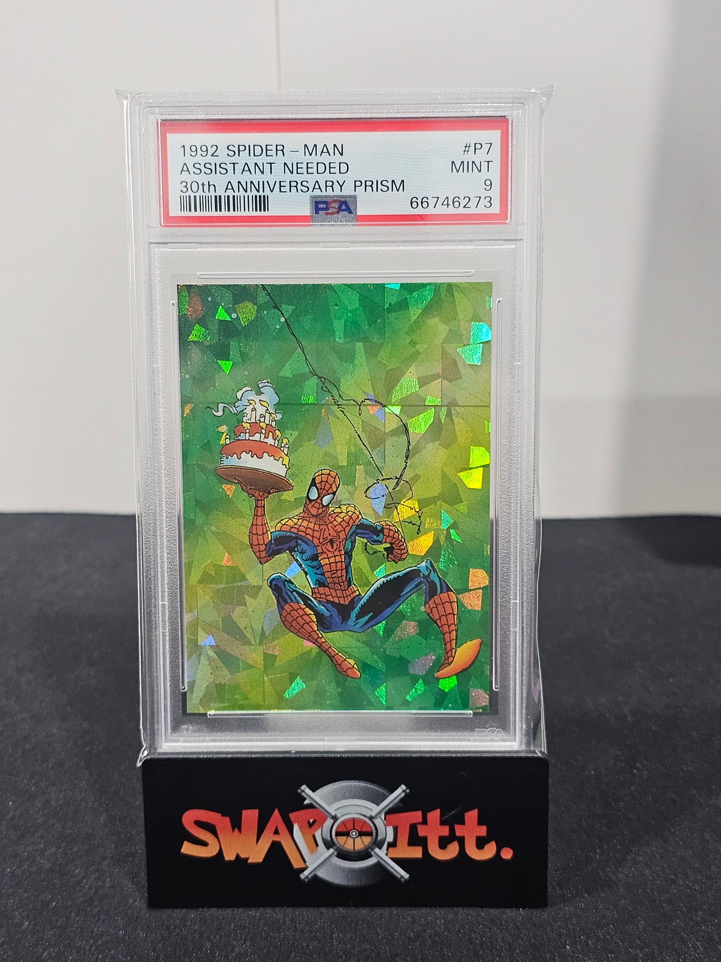 1992 spider-man assistant needed 30th anniversary prism psa 9