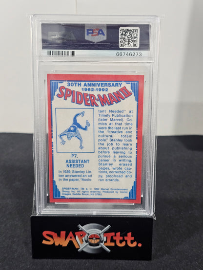 1992 spider-man assistant needed 30th anniversary prism psa 9