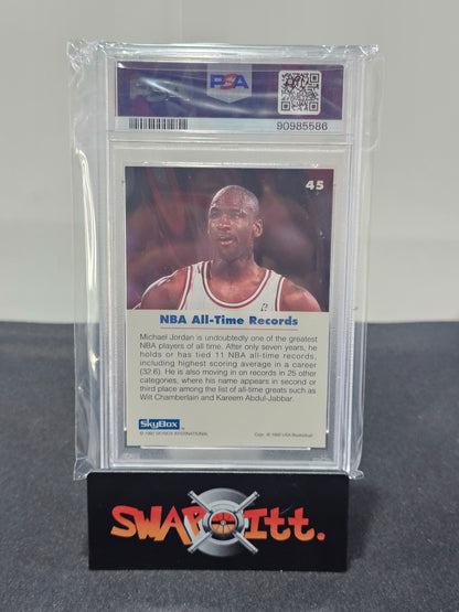 1992 skybox MICHAEL JORDAN psa 5