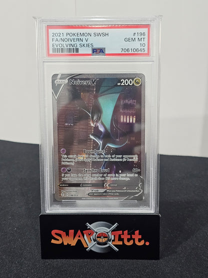 2021 pokemon swsh FA/NOIVERN V evolving skies psa 10