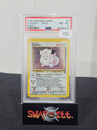 2009 pokemon platinum ALAKAZAM 4 LV.X-HOLO rising rivals psa 8