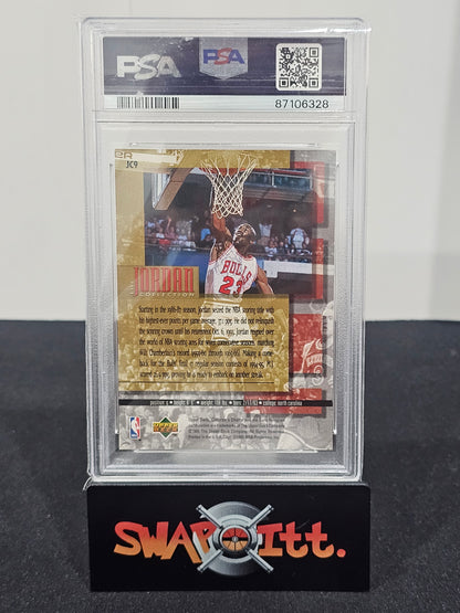 1996 upper deck collection MICHAEL JORDAN psa 5