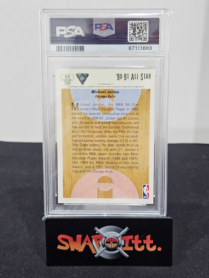 1991 upper deck MICHAEL JORDAN psa 5