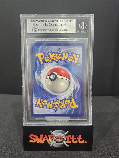 1999 base 1st edition thick 3-D stamp PIKACHU yellow cheeks error bgs 9