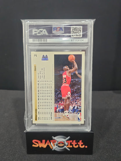 1992 upper deck mcdonalds MICHAEL JORDAN psa 3