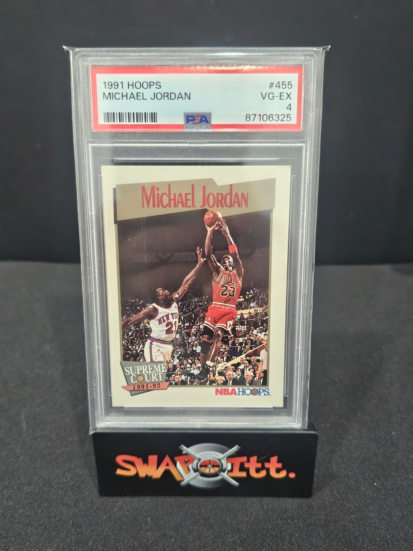 1991 hoops MICHAEL JORDAN psa 4