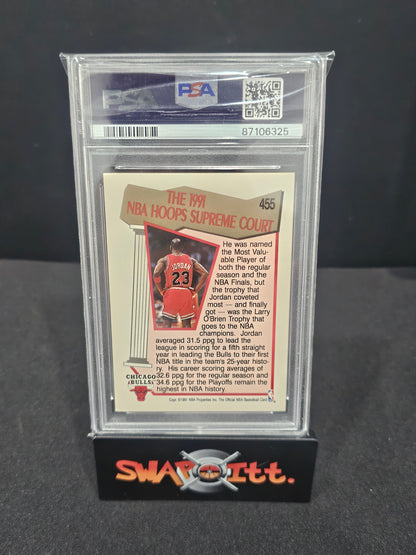 1991 hoops MICHAEL JORDAN psa 4