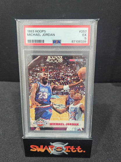 1993 hoops MICHAEL JORDAN psa 5