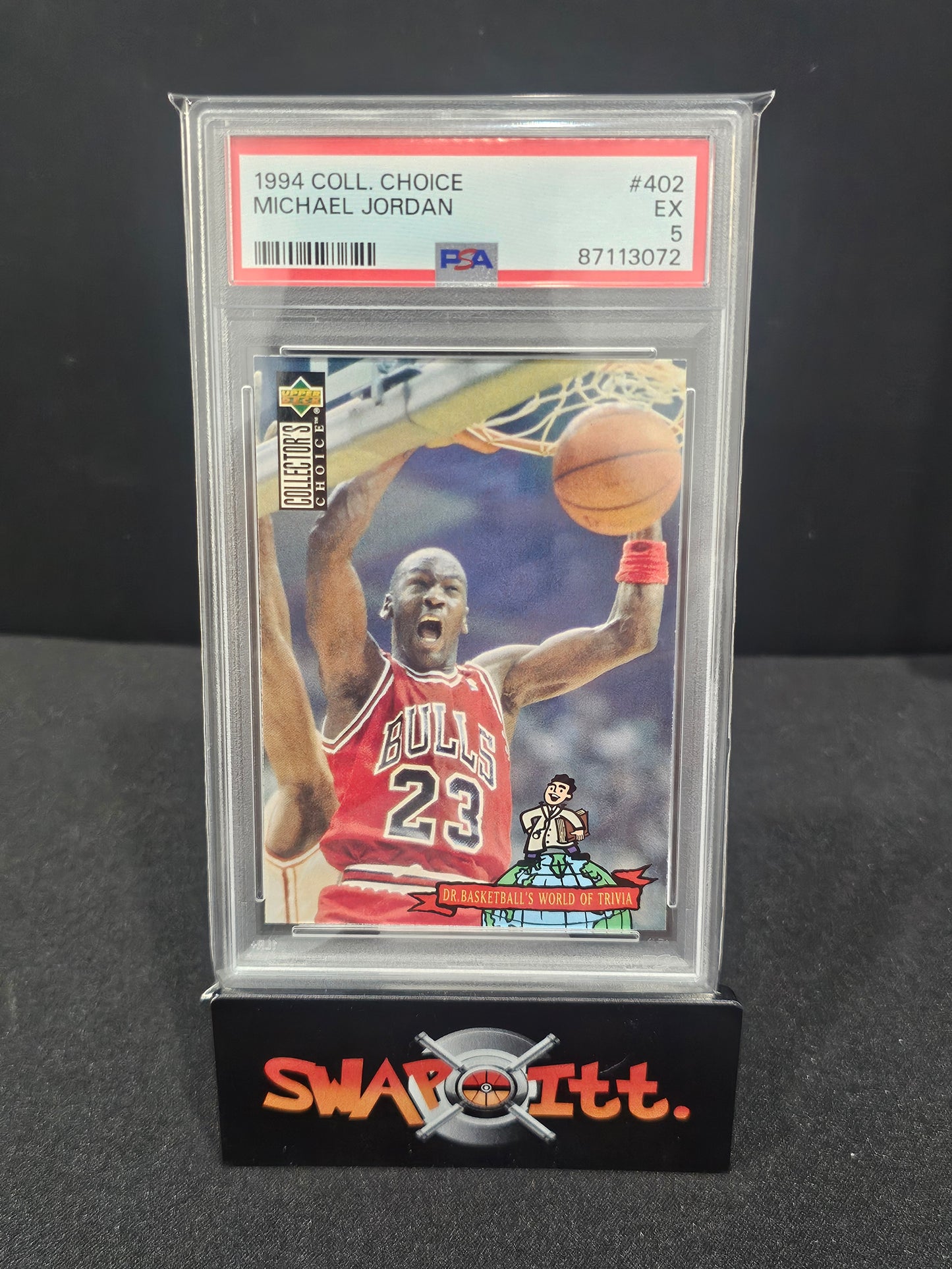 1994 upper deck collectors choice MICHAEL JORDAN psa 5