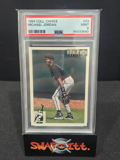 1994 upper deck collectors choice MICHAEL JORDAN psa 9