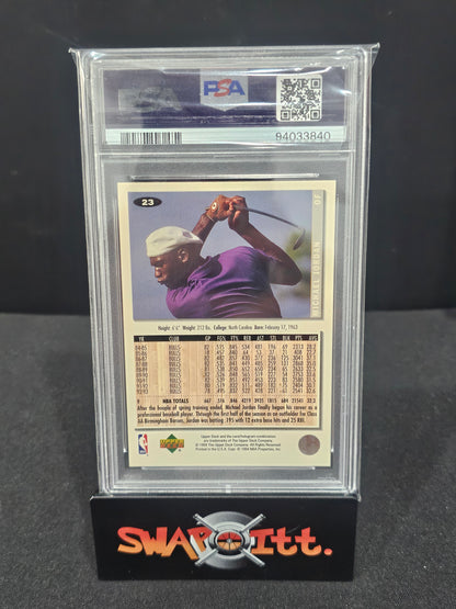 1994 upper deck collectors choice MICHAEL JORDAN psa 9