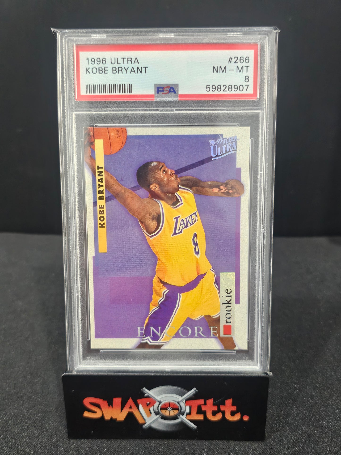 1996 fleer ultra KOBE BRYANT psa 8