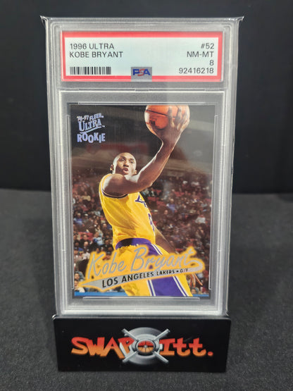 1996 fleer ultra KOBE BRYANT psa 8