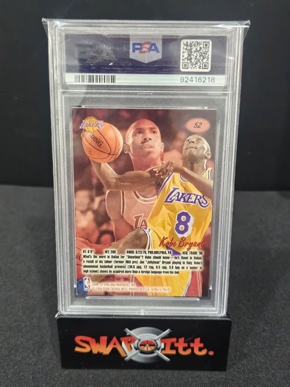 1996 fleer ultra KOBE BRYANT psa 8