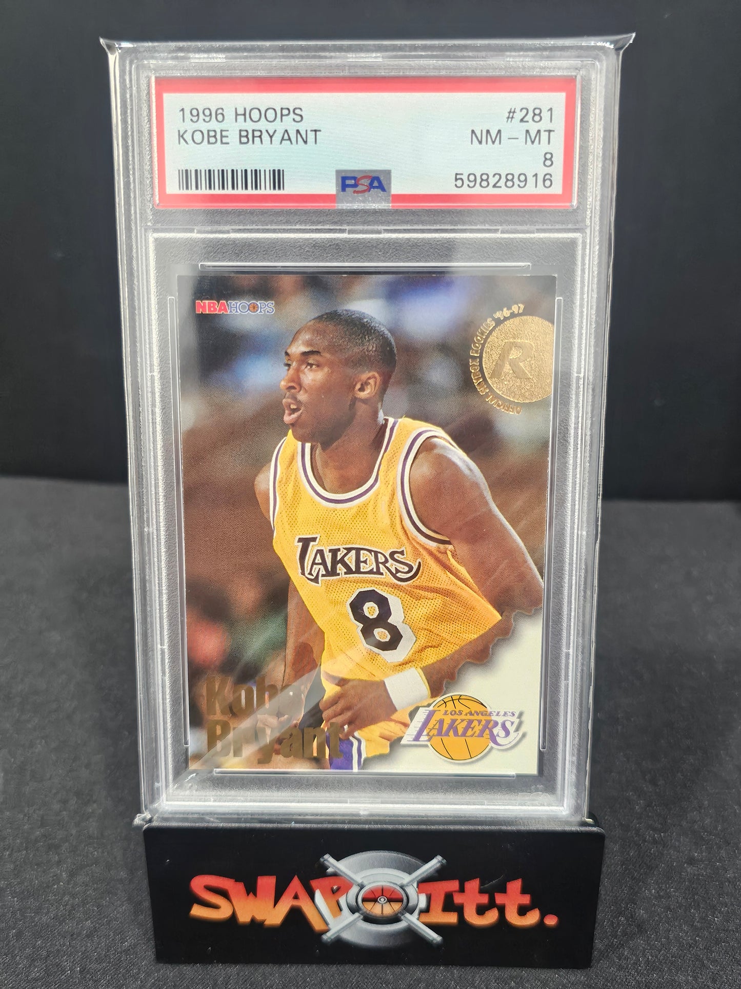 1996 hoops KOBE BRYANT psa 8