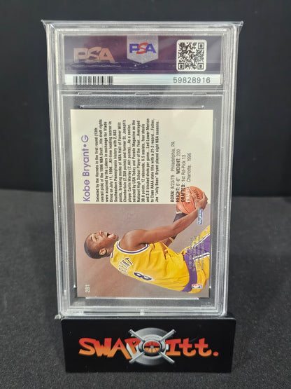 1996 hoops KOBE BRYANT psa 8