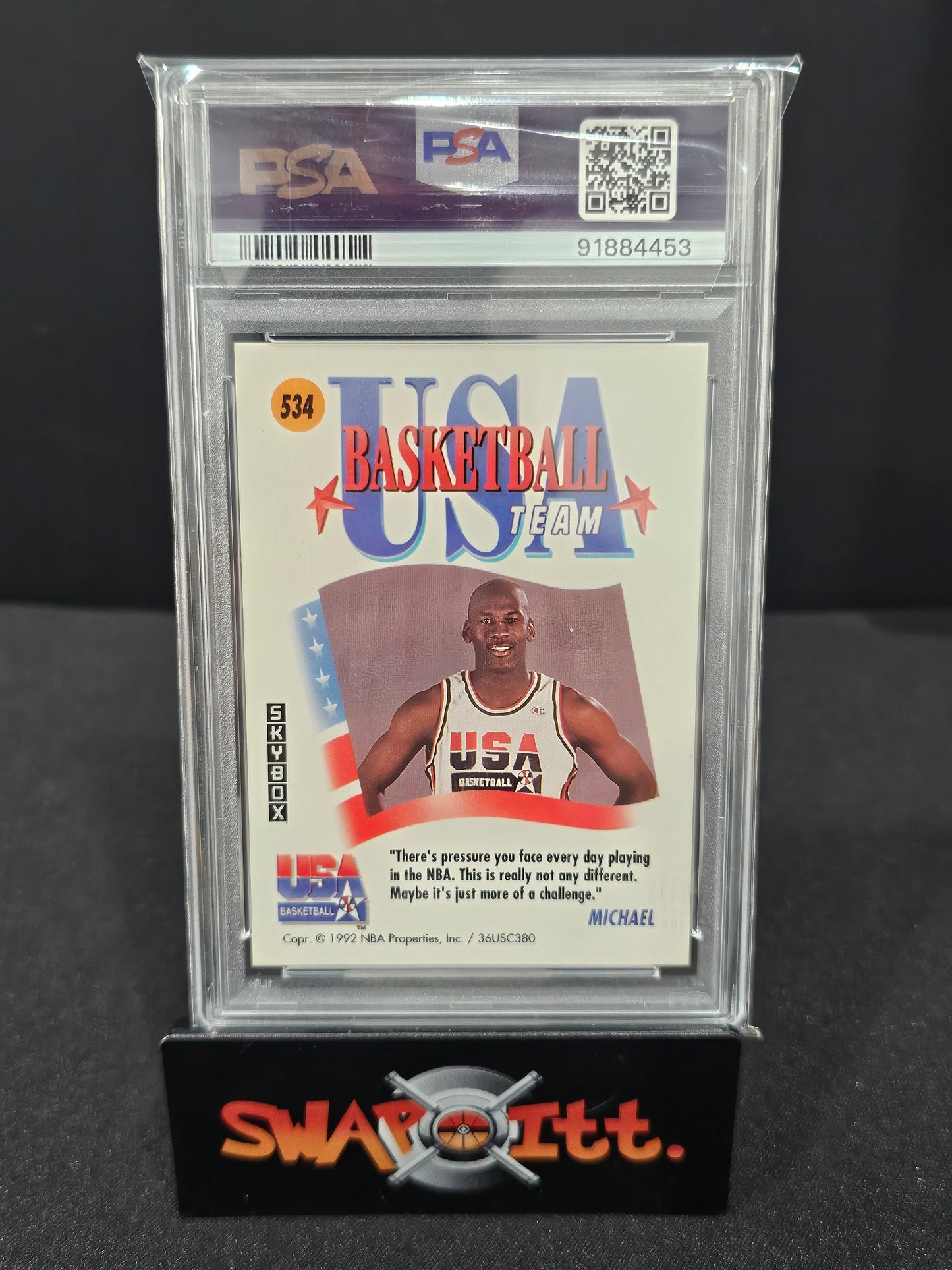 1991 skybox MICHAEL JORDAN psa 8