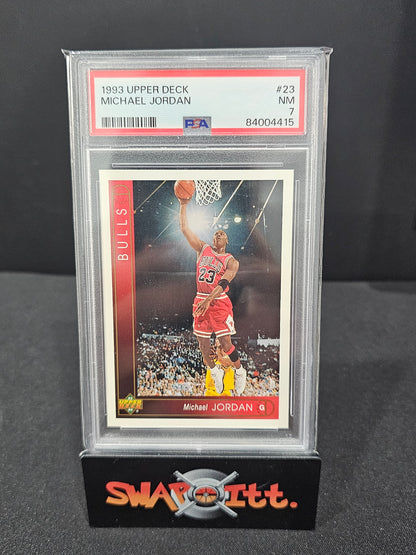 1993 upper deck MICHAEL JORDAN psa 7